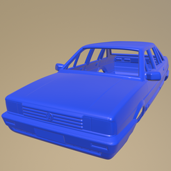 f13_013.png Fichier STL Volkswagen Santana 1985 CARROSSERIE IMPRIMABLE・Plan imprimable en 3D à télécharger