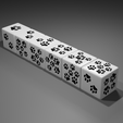 Puppy-Messy-D6-1.png Puppy Dog Messy Pawprint Dice D6
