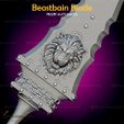 3.jpg Beastbain Blade Cosplay Nier Automata - STL File 3D print model