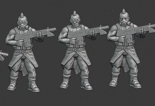 Chaotic Renegade Horde with Rifles