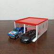 1688198541598.jpg Double garage with roof useful for diecast 1/64 (HotWheels, Matchbox, Gusval, Maisto, etc.)