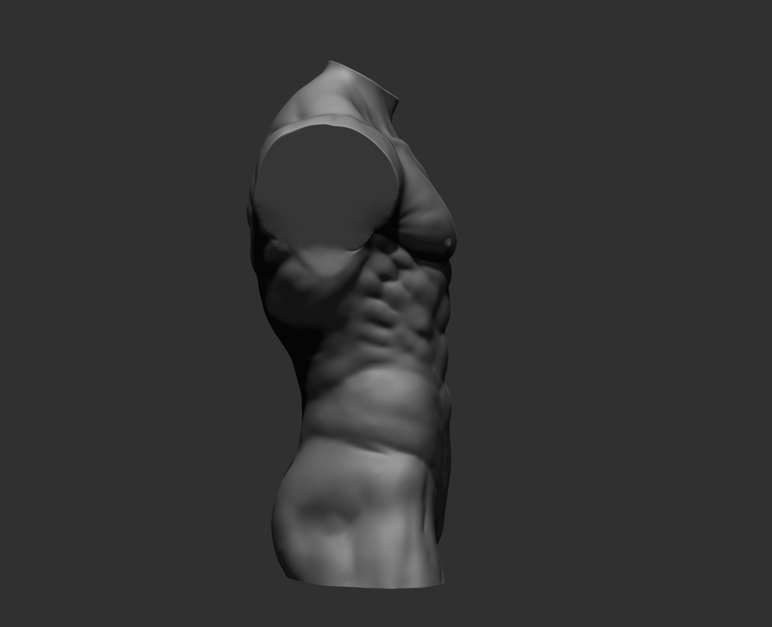 24.jpg Archivo 3D 4 Torsos masculinos・Modelo para descargar e imprimir en 3D, Daniartist