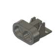Magnetkupplung-rund-5mm-kürzer-v3.png Magnetic coupling for draw hook. Track 0, 1:45, O gauge, drawbar coupling