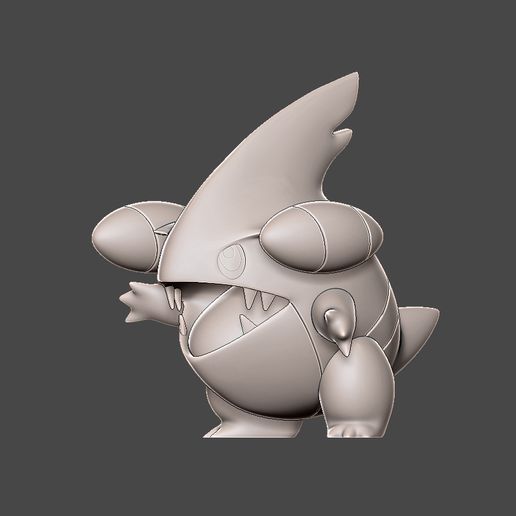 ZBrush-Document8.jpg Pokemon gible