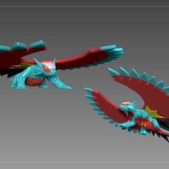Untitled.png Fichier STL Pokemon - Lune rugissante・Modèle à imprimer en 3D à télécharger