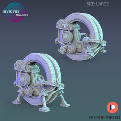 IM-All-Terrain-Monocycle.png Файл 3D Моноцикл ‧ Sci-Fi миниатюра ‧ Wargame миниатюры ‧ Настольная 3D модель ‧ RPG миниатюра ‧ Cyberpunk Construct ‧ Steampunk War Machine ‧ STL FILE・3D модель для печати скачать