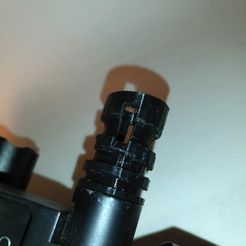 IMG_20171127_210605.jpg Free STL file P90 airsoft flame cover・Design to download and 3D print