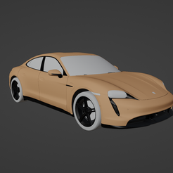 1.png STL file Porsche Taycan Turbo S・Model to download and 3D print