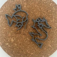 130b.jpg Fichier STL Pokemon - Magicarpe / Magikarp Evolution・Plan à imprimer en 3D à télécharger