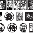 2024-01-29-14.png Pack Vectors Laser Cutting - Cnc - 3d Printing - 110 Deco Paintings - Anime