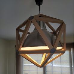 15.PNG Icosahedron cover for Ikea Photo Lamp