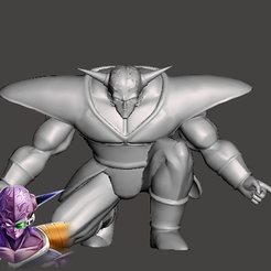 Ginyu.PNG Archivo STL gratis Captain Ginyu - Dragon Ball Z - Ginyu Forces 1/5・Plan de la impresora 3D para descargar, vongoladecimo