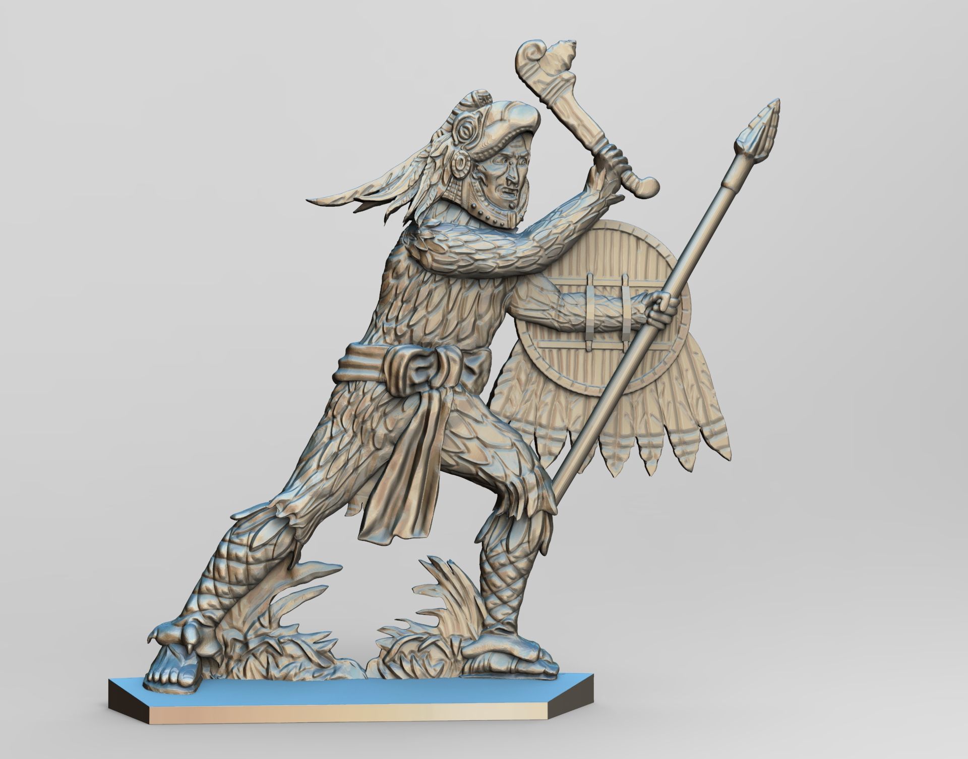 Download OBJ file Aztec 8 • 3D printer model • Cults