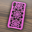 Case Iphone X y XS motive flowers.png Case Iphone X/XS flowers