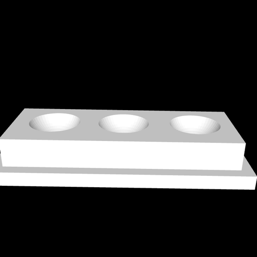Dental Stain & Glaze Mixing Palette (3-Well Godet with Lid)