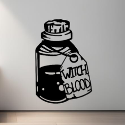 IMG_0651.png Poison Witch blood halloween 2D wall art