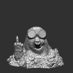 Fipping-mole1.jpg STL-Datei Flipping Mole・3D-druckbares Modell zum herunterladen