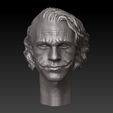 3.jpg ONE12 Scale Head - Heath Ledger- Joker TDK - Movie ver.