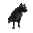 PitbullPuzzlerender-v13.png LOW POLLY PITBULL PUZZLE