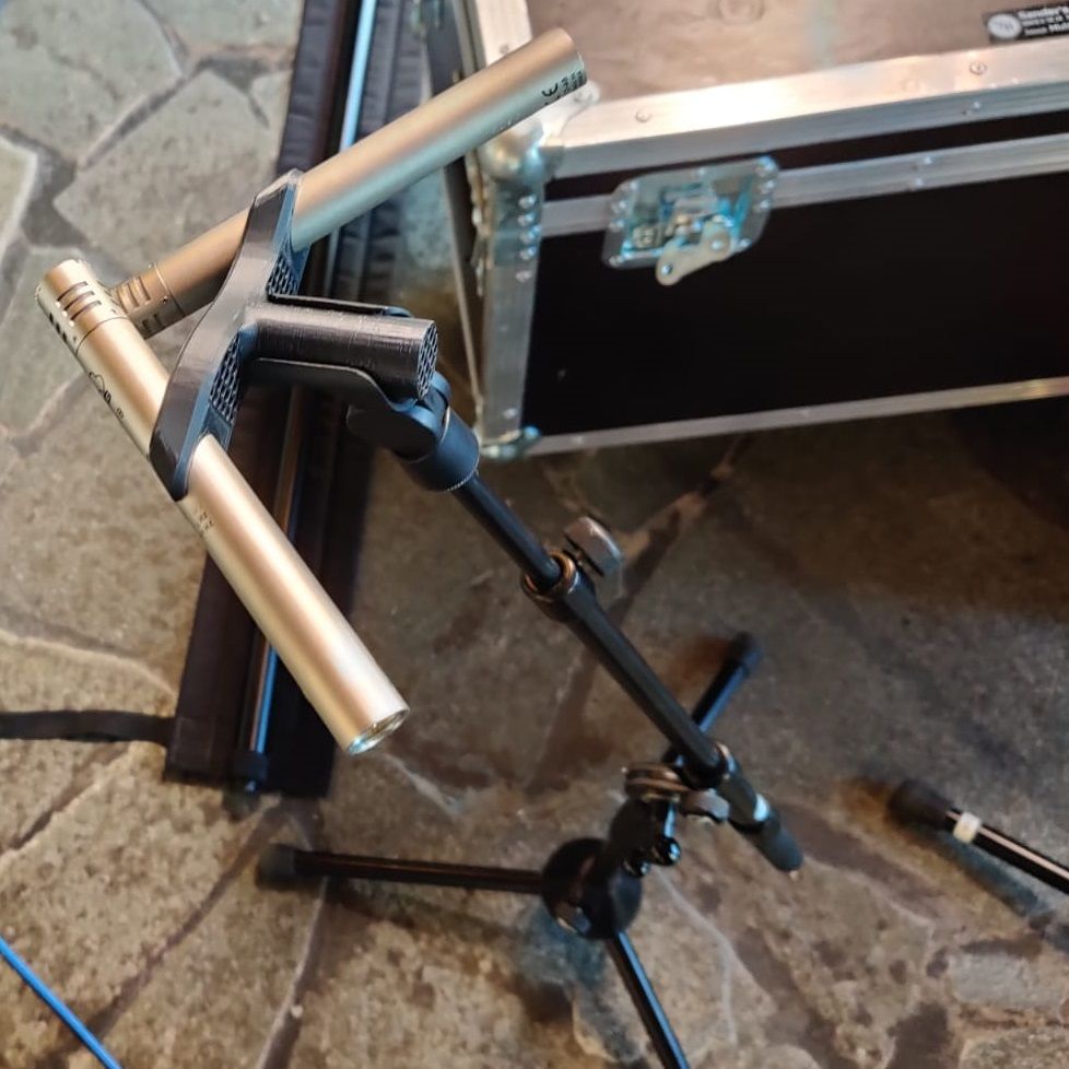 Download STL file AKG C451 microphone XY clip • 3D printer design ・ Cults