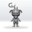 0-1.jpg Dandy's World Twisted Rudie STL 3D Model Character Fanart
