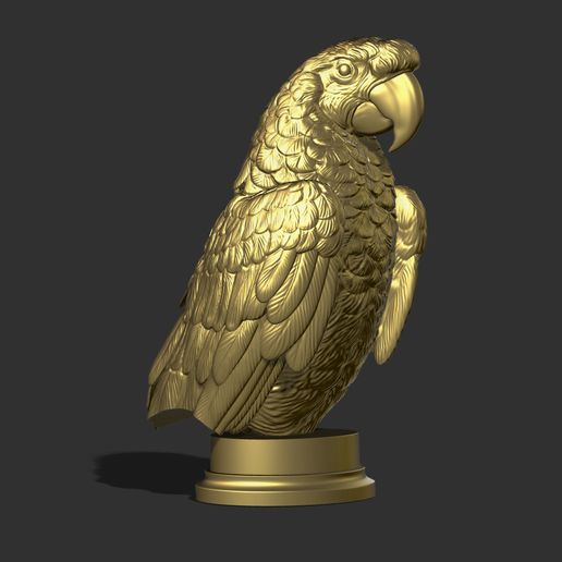 🦜 Parrot・ STL File for 3D printing and CNC machining - Laser cutting・Cults