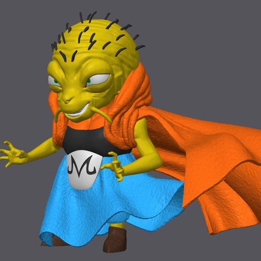 🐉 Babidi – Dragon Ball Pre-Painted Modular Figure (AMS Ready)・ 3MF File ...
