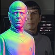 Spock_0013_Слой 9.jpg Mr. Spock from Star Trek Leonard Nimoy bust