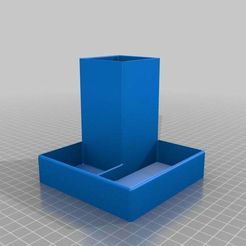 Desk-Tidy-2.jpg Free STL file Desk-Tidy mit weniger FÃÂ¤chern・3D printer design to download