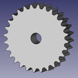 z28.png ANSI 25 // gear wheel // STL file