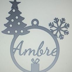 image.jpg Fichier STL gratuit Boule de Noel Ambre・Objet pour imprimante 3D à télécharger