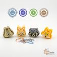 Forest-2.jpg FOREST FRIENDS MULTI-PACK - FIDGET KEYCHAIN [PRIVATE USE ONLY] 🐿️🐰🦝🦊