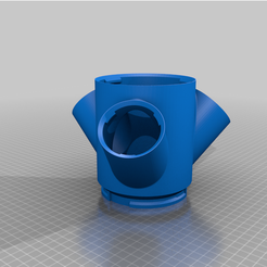 3-Way_Planting_Module_Hollow_Without_M3.png Free STL file Hydroponics Tower・3D printer model to download