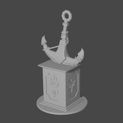 nautilus-pedestal-side-front.png STL-Datei Nautilus-Anker League of Legends・3D-druckbare Vorlage zum herunterladen