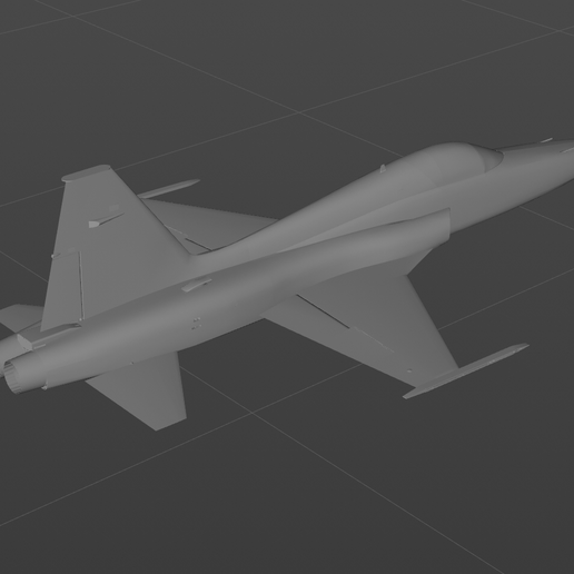 ️ American F-5A 3D model material・ OBJ File for 3D printing・Cults