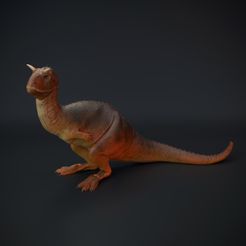 Carnotaurus_sitting_1.jpg Fichier STL Carnotaurus assis・Modèle à télécharger et à imprimer en 3D