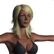 2.jpg Woman in bikini Rigged game character Low-poly model