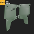 6.png 3D file Boba Fett - Chest Plate Upper Piece (Only) - 3D model - STL (digital download)・3D printable model to download