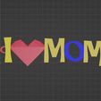 mm.jpg Mother's Day Gift Keychain I Love Mom