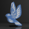 STL file St. Louis Cardinals Baseball (bird and bat logo) Lamp・3D printer  model to download・Cults