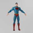 Superman0003.png Superman Lowpoly Rigged