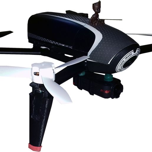 Parrot Bebop 2 extention of foot