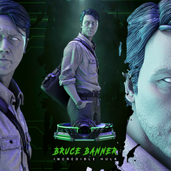 071423-Wicked-BruceB-Norton-Bust-swao-image-001.png Archivo 3D BUSTO WICKED MARVEL BRUCE BANNER 2023: PROBADO Y LISTO PARA IMPRESIÓN 3D・Diseño para descargar y imprimir en 3D
