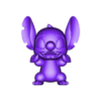 babystitchnoeyes.obj Baby Stitch 3D Printer Model - OBJ File - Cute Collectible Figure - 3D Print Fan Art - Desk Decor - Toy STL