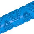 86688866.jpg Greek pattern clay roller stl / pottery roller stl / Aztec pattern clay rolling pin /ethnic pattern  cutter printer