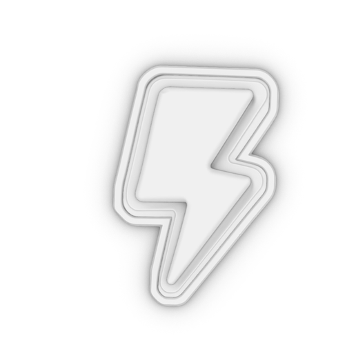 New Energy "Lightning" – Creative Embossed Car Decal