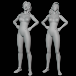 SpiderGwen.png Файл STL Spider-Gwen Spider-Man Across the Spider-verse Marvel Figure・Модель 3D-принтера для скачивания