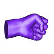 Fist.obj Fist hand gesture male knuckle