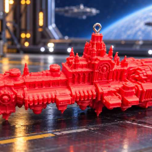 Grimdark Gothic Battleship – Mechanic Warship