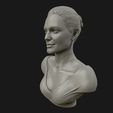 08.jpg Angelina Jolie 3D bust ready to 3D print 3D print model